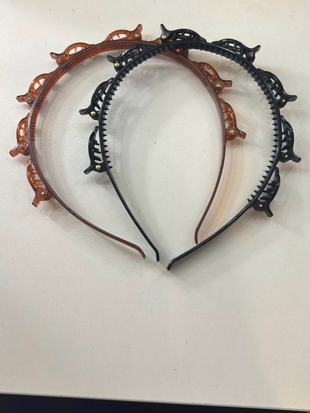 Hair clip - Black and Brown